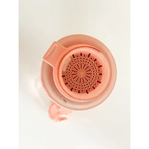 Hydracy Water Bottle with Time Marker -Large BPA Rose Gold 64 oz - Picture 6 of 10